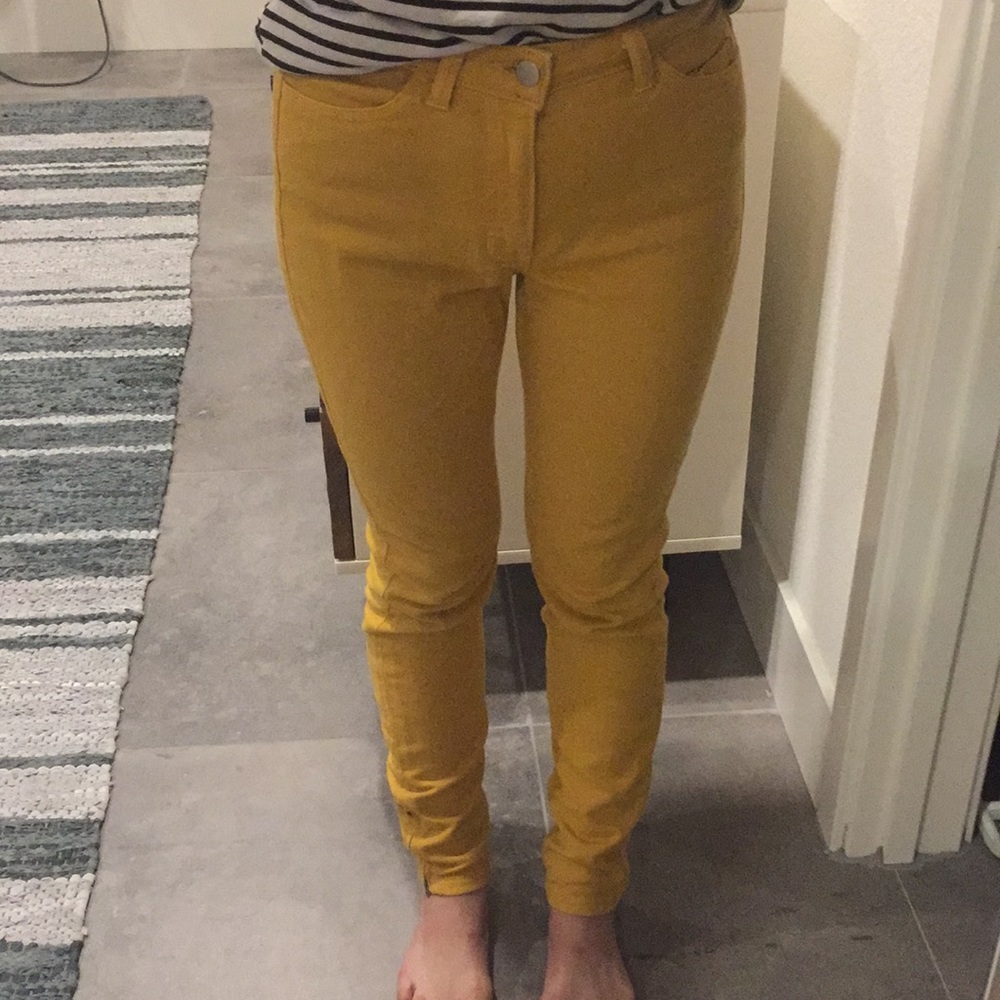 American Apparel Stretch Jeans - Mustard (27)